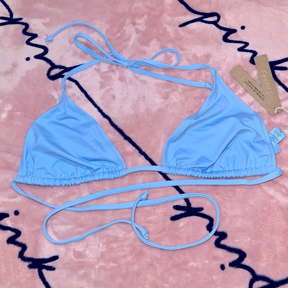 SKIMS Light Blue Bikini Top - Picture 2 of 5
